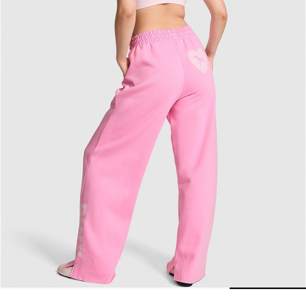 Victoria’s Secret PINK Women's Wide-Leg Dog Sweatpants